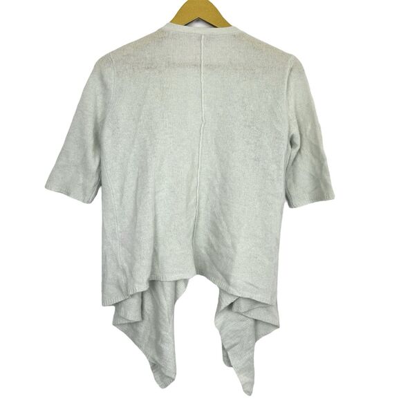 Calypso St Barth Cashmere Cardigan Sweater XS Light Green Waterfall Fairy Preppy - Picture 2 of 5